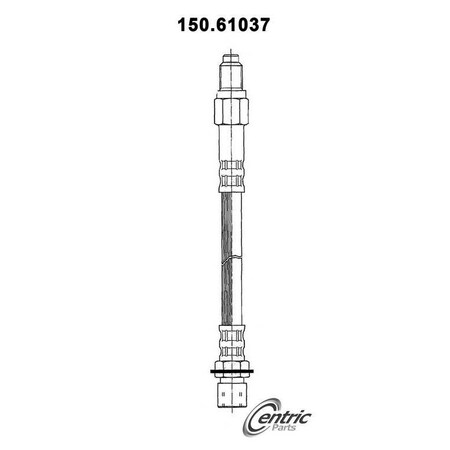 Centric Parts Brake Hose, 150.61037 150.61037
